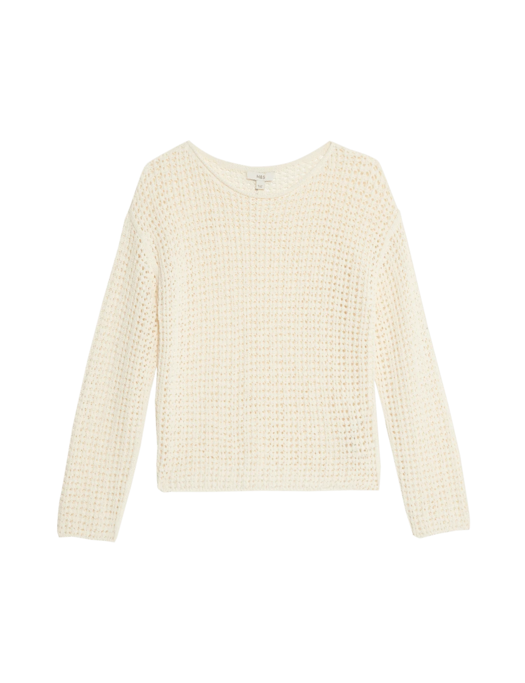 Cotton Blend Crew Neck Short Jumper 9 Cotton Blend Crew Neck Short Jumper - Image 7