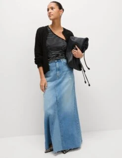 Cotton Blend Open Stitch Cropped Cardigan -M&S cotton blend open stitch cropped cardigan 8