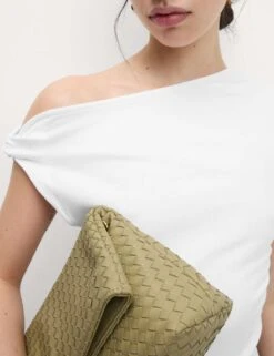 Cotton Rich Asymmetric Neck Vest -M&S cotton rich asymmetric neck vest 15