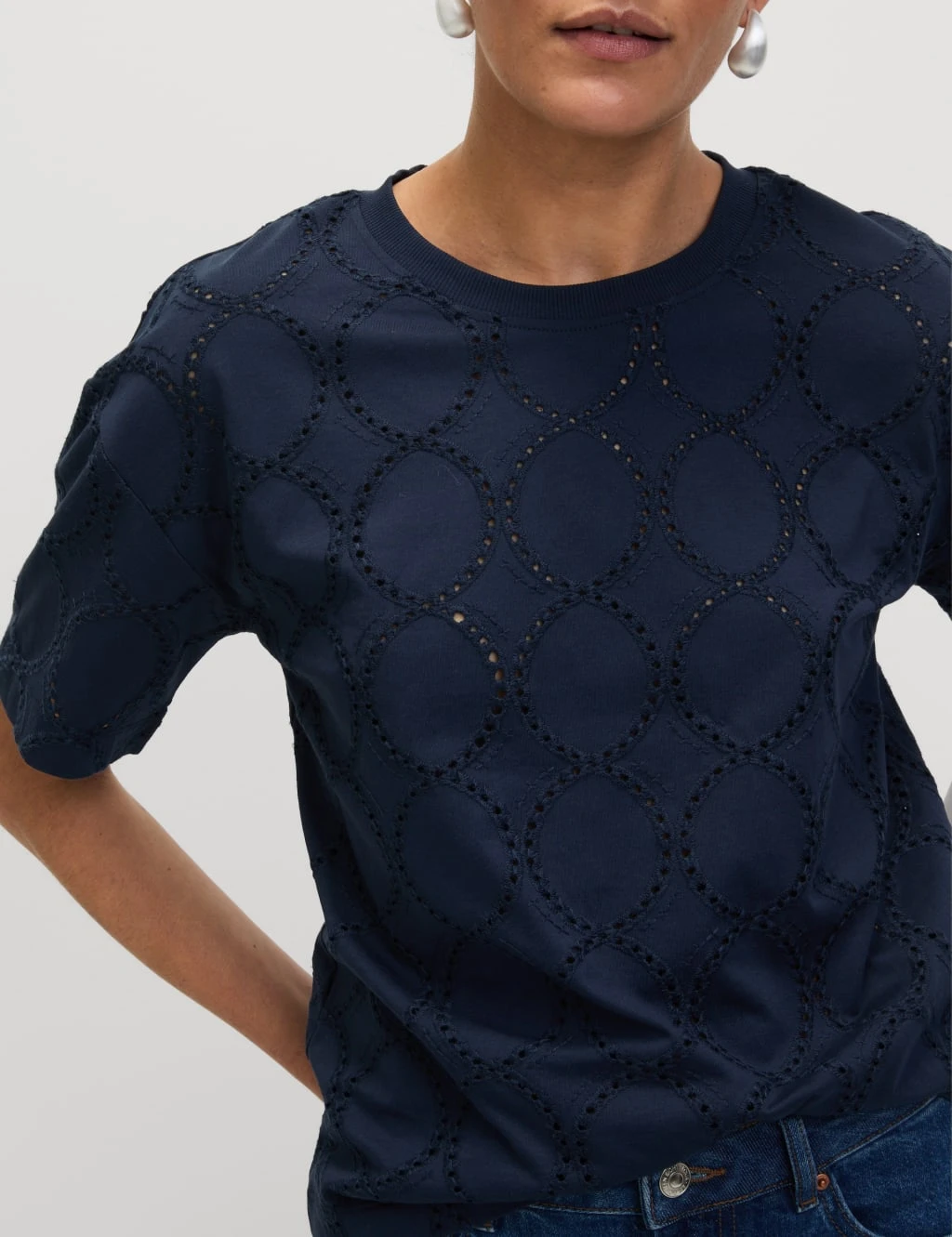 Cotton Rich Broderie T-Shirt 22 Cotton Rich Broderie T-Shirt - Image 20