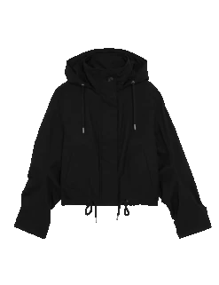 Cotton Rich Canvas Stormwear™ Hooded Parka -M&S cotton rich canvas stormwear hooded parka 1