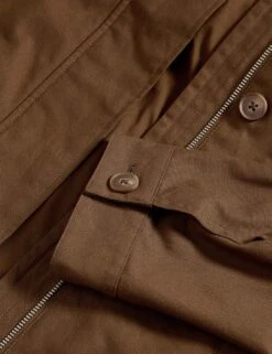 Cotton Rich Canvas Stormwear™ Hooded Parka -M&S cotton rich canvas stormwear hooded parka 15