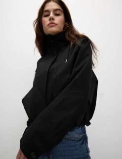 Cotton Rich Canvas Stormwear™ Hooded Parka -M&S cotton rich canvas stormwear hooded parka 17