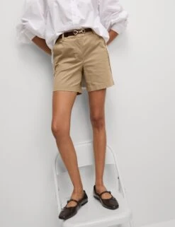 Cotton Rich Chino Shorts -M&S cotton rich chino shorts 16