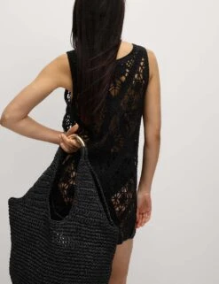 Cotton Rich Beach Dress 25 Cotton Rich Beach Dress -M&S cotton rich crochet beach dress 3