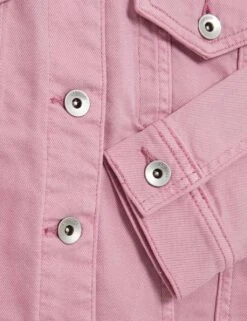 Cotton Rich Denim Jacket With Stretch -M&S cotton rich denim jacket with stretch 6