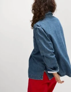 Cotton Rich Denim Regular Fit Shirt 21 Cotton Rich Denim Regular Fit Shirt -M&S cotton rich denim regular fit shirt 7