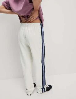 Cotton Rich Retro Side Stripe Joggers -M&S cotton rich retro side stripe joggers 6