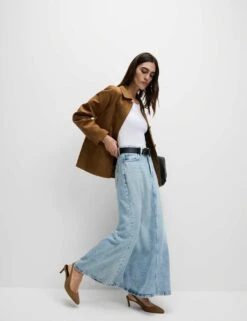 Cotton Rich Ribbed Scoop Neck Bra Vest Top -M&S cotton rich ribbed scoop neck bra vest top 10