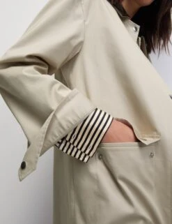 Cotton Rich Stormwear™ Longline Mac -M&S cotton rich stormwear longline mac 10