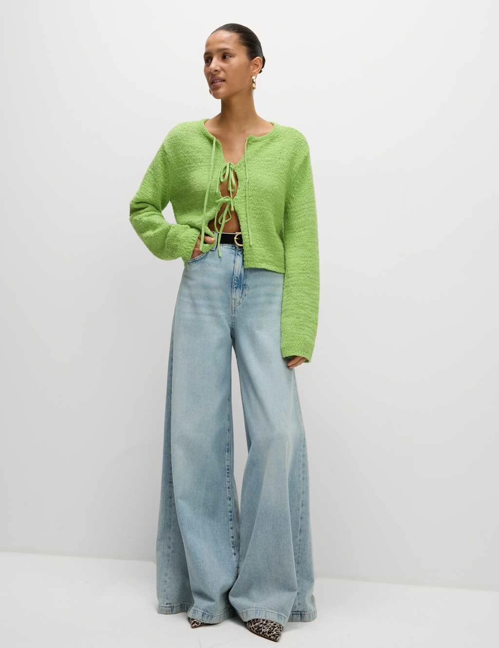 Cotton Rich Textured Cardigan 18 Cotton Rich Textured Cardigan - Image 16