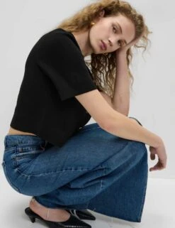 Cotton Rich Textured Knitted Blazer -M&S cotton rich textured knitted blazer 13