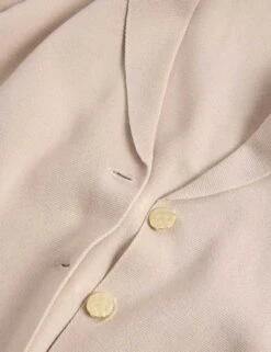 Cotton Rich Textured Knitted Blazer -M&S cotton rich textured knitted blazer 8