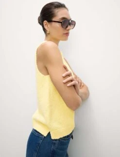 Cotton Rich Textured Knitted Vest -M&S cotton rich textured knitted vest 17