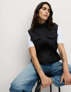 Cotton Rich Utility Gilet -M&S cotton rich utility gilet 10