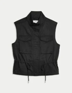 Cotton Rich Utility Gilet -M&S cotton rich utility gilet 13