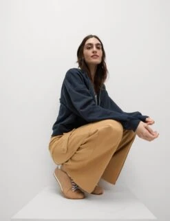 Cotton Rich Zip Up Hoodie -M&S cotton rich zip up hoodie 12