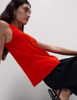 Crew Neck Knitted Vest -M&S crew neck knitted vest 9