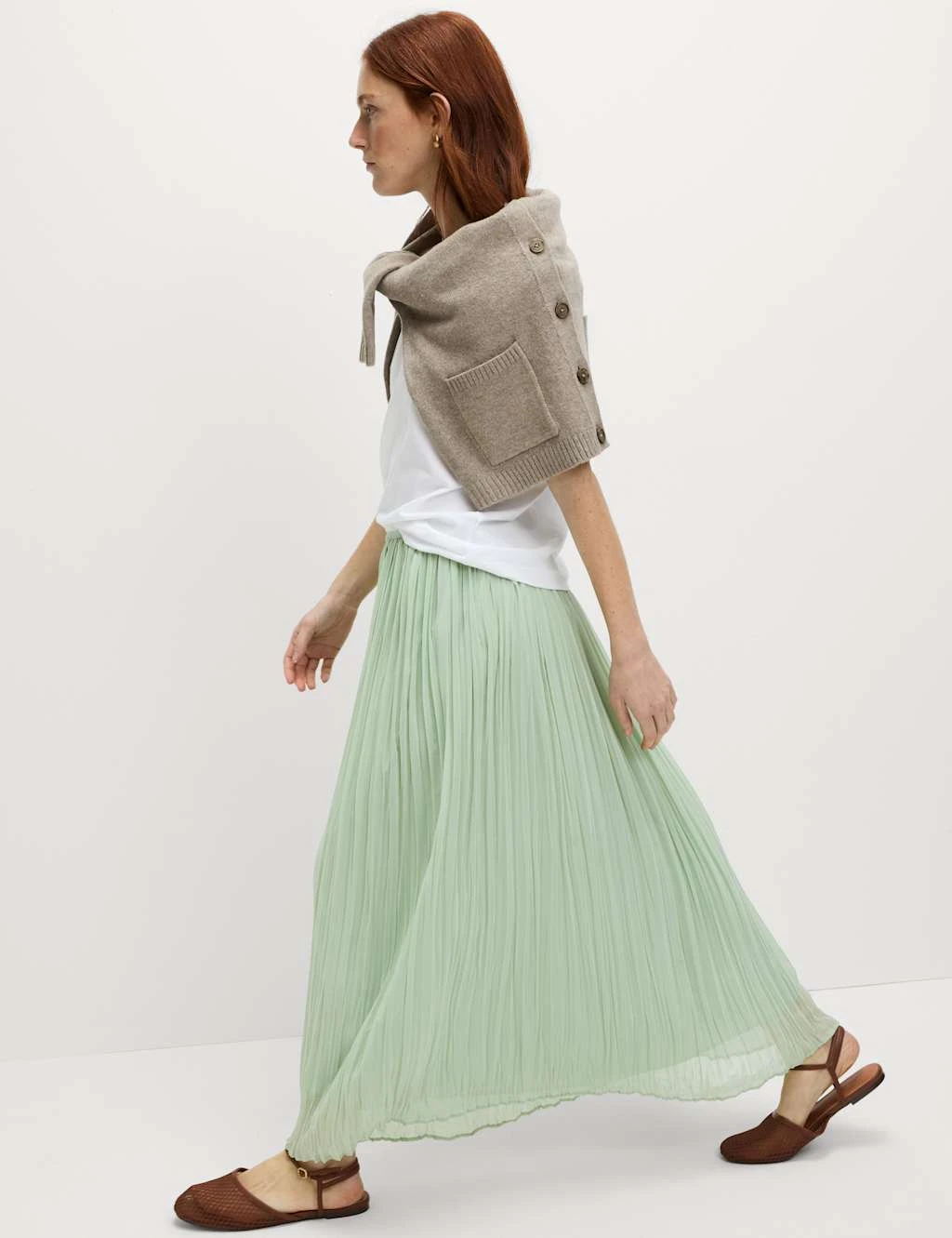 Crinkle Midaxi Column Skirt 8 Crinkle Midaxi Column Skirt - Image 6