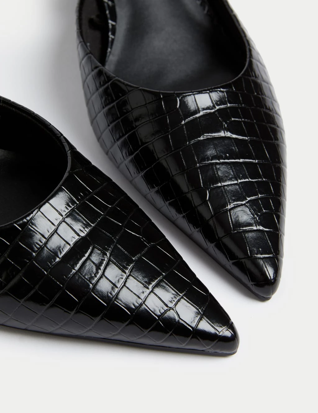 Croc Kitten Heel Mules 7 Croc Kitten Heel Mules - Image 5