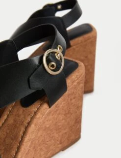 Crossover Wedge Sandals -M&S crossover wedge sandals 3