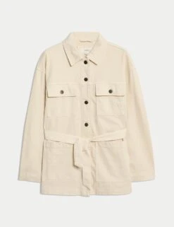 Denim Belted Jacket -M&S denim belted jacket 7