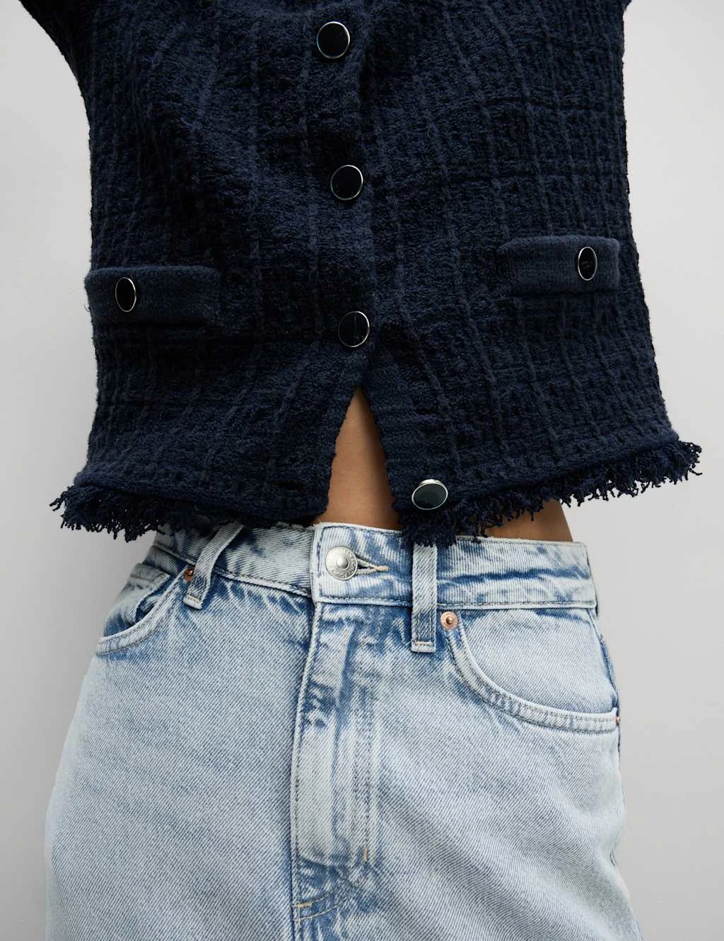 Denim Maxi A-Line Skirt 17 Denim Maxi A-Line Skirt - Image 15