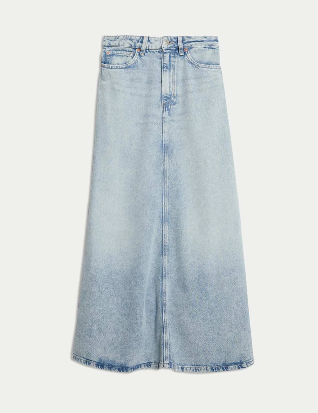Denim Maxi A-Line Skirt 19 Denim Maxi A-Line Skirt - Image 17