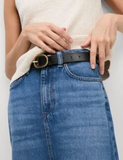 Denim Maxi A-Line Skirt 27 Denim Maxi A-Line Skirt -M&S denim maxi a line skirt 6