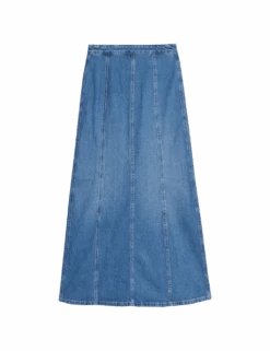 Denim Maxi Skirt -M&S denim maxi skirt