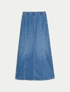 Denim Maxi Skirt -M&S denim maxi skirt 6