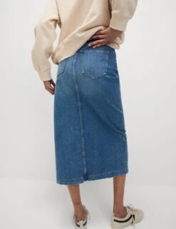 Denim Midi Skirt -M&S denim midi skirt 15