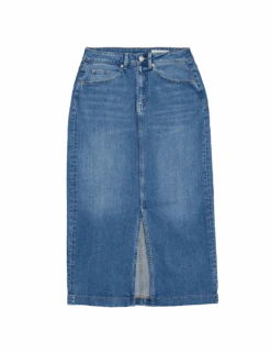 Denim Midi Skirt -M&S denim midi skirt 2