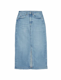 Denim Midi Skirt -M&S denim midi skirt