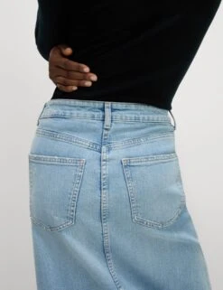 Denim Midi Skirt -M&S denim midi skirt 7