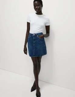 Denim Mini Skirt 32 Denim Mini Skirt -M&S denim mini skirt 12