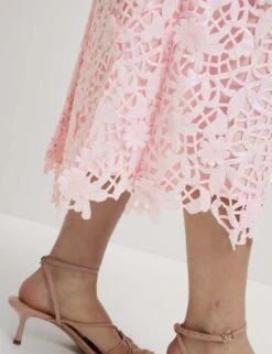 Embellished Cutwork Midaxi Column Skirt -M&S embellished cutwork midaxi column skirt 9