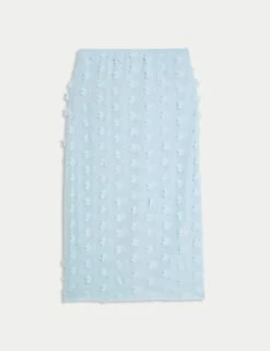 Embellished Midaxi Column Skirt -M&S embellished midaxi column skirt 12