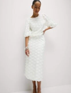 Embellished Midaxi Column Skirt -M&S embellished midaxi column skirt 7