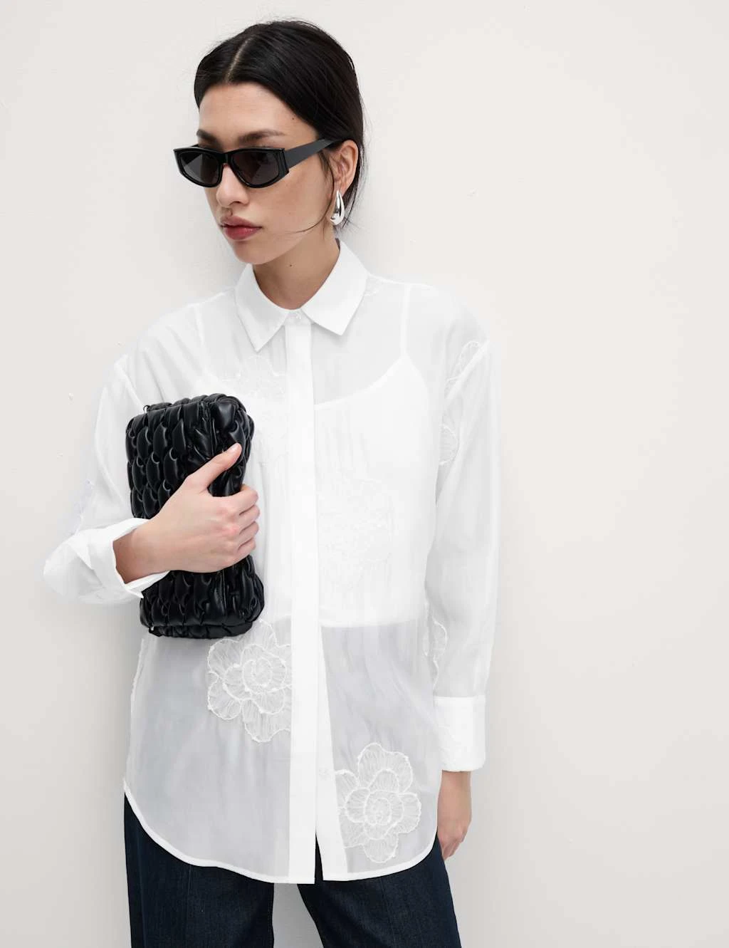 Embroidered Floral Collared Shirt 14 Embroidered Floral Collared Shirt - Image 12