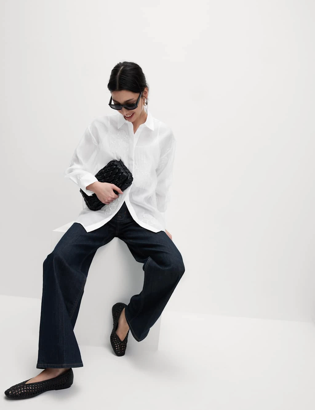 Embroidered Floral Collared Shirt 11 Embroidered Floral Collared Shirt - Image 9