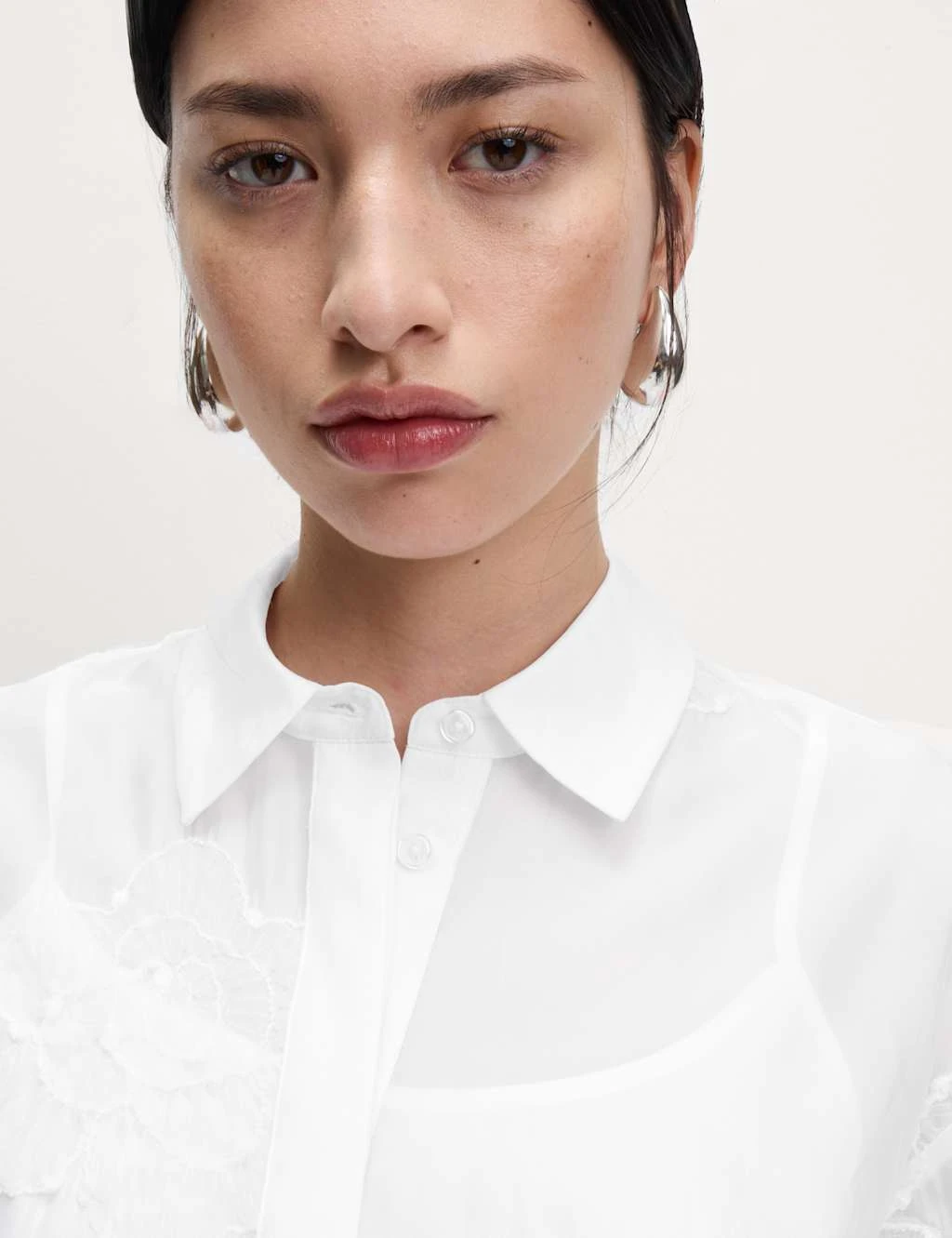 Embroidered Floral Collared Shirt 12 Embroidered Floral Collared Shirt - Image 10