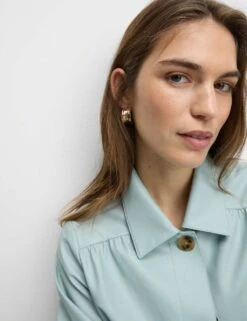 Faux Leather Cropped Jacket -M&S faux leather cropped jacket 8