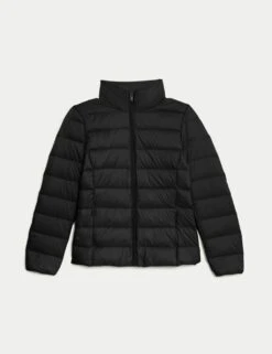 Feather & Down Quilted Packaway Puffer Jacket -M&S feather and down quilted packaway puffer jacket 7