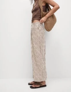 Geometric Wide Leg Culottes -M&S geometric wide leg culottes 11