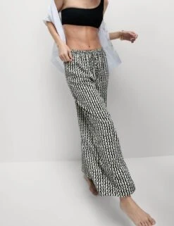 Geometric Wide Leg Culottes -M&S geometric wide leg culottes 15