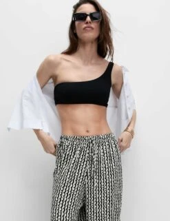 Geometric Wide Leg Culottes -M&S geometric wide leg culottes 16