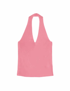Halter Neck Fitted Knitted Top -M&S halter neck fitted knitted top 1