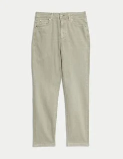 High Waisted Cropped Slim Fit Jeans -M&S high waisted cropped slim fit jeans 13