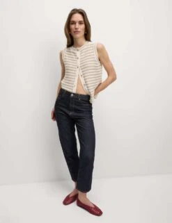 High Waisted Cropped Slim Fit Jeans -M&S high waisted cropped slim fit jeans 5